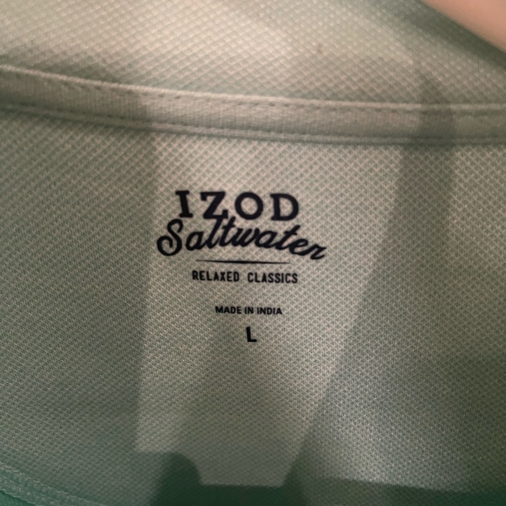 IZOD Mens Quarter Zip Pullover Size Large